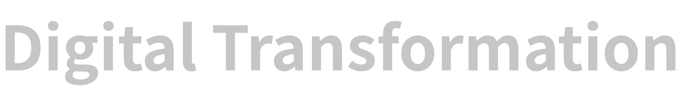 Digital Transformation